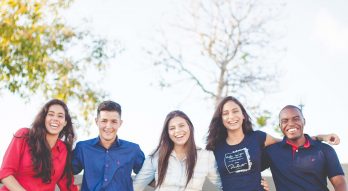 Students on campus