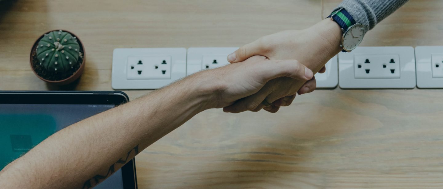 People shaking hands