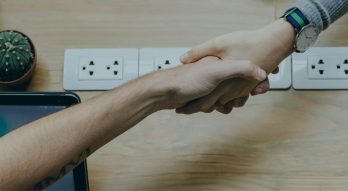 People shaking hands