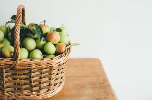 Apples in a basket