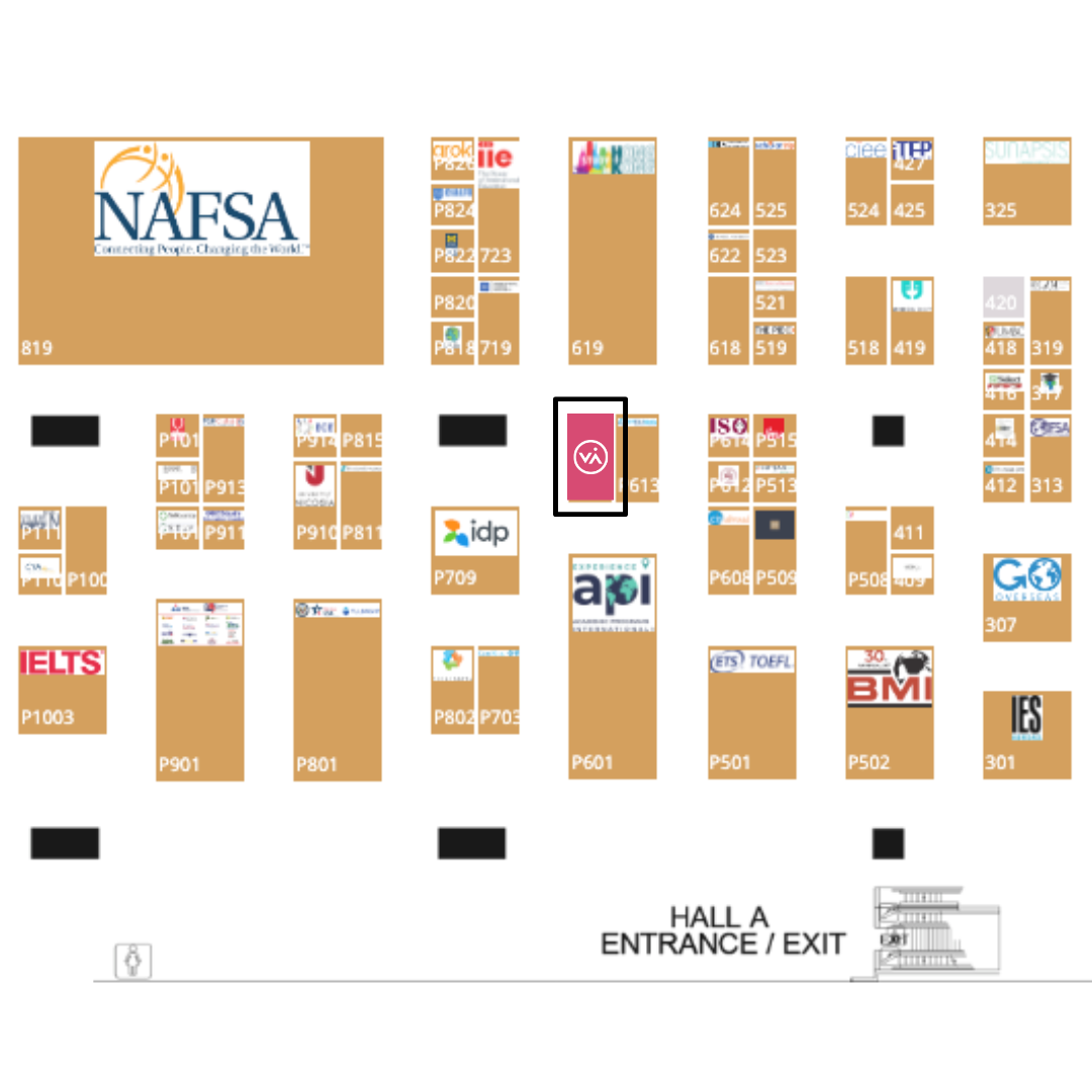 NAFSA 2023 expo hall