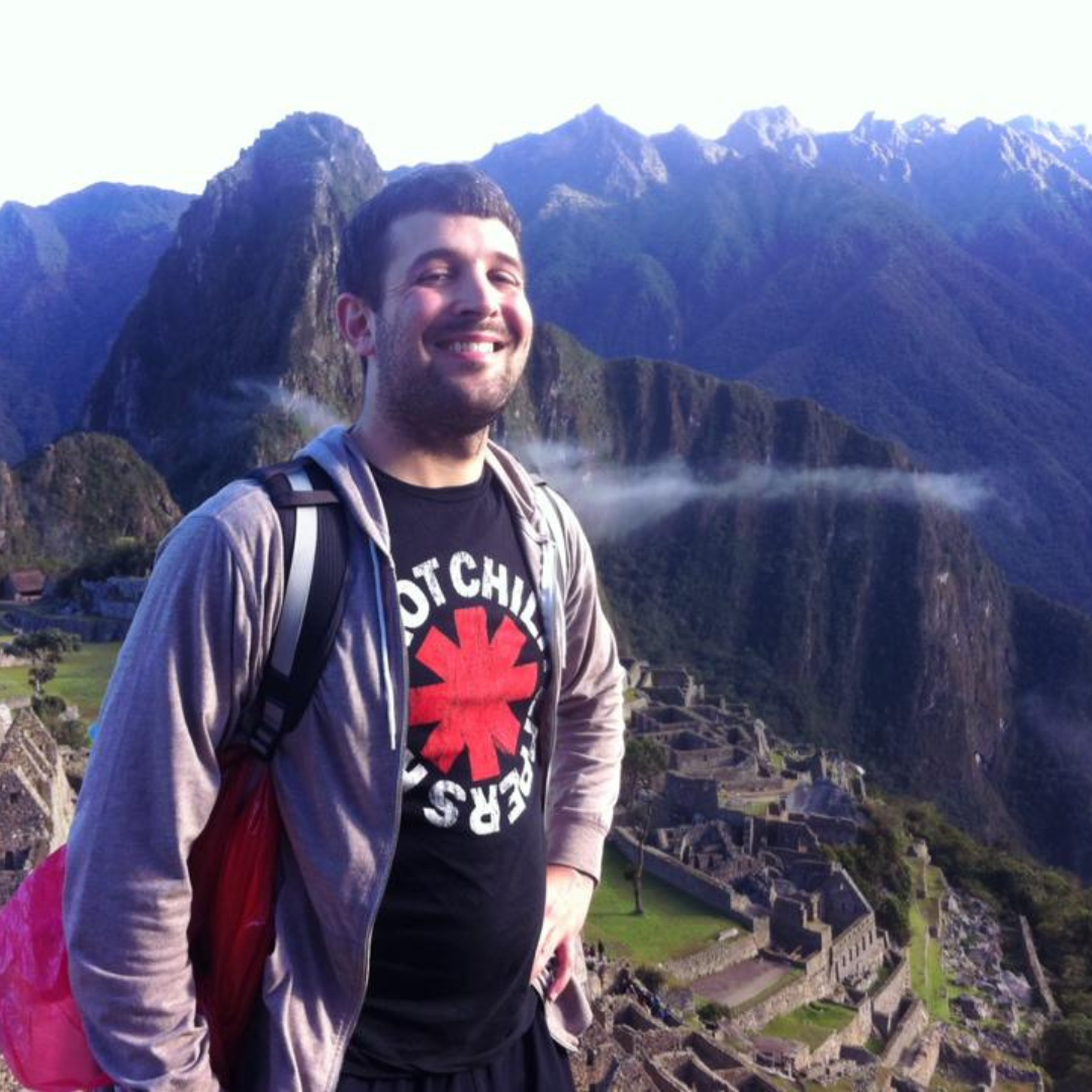 Joe Meringolo at Machu Picchu