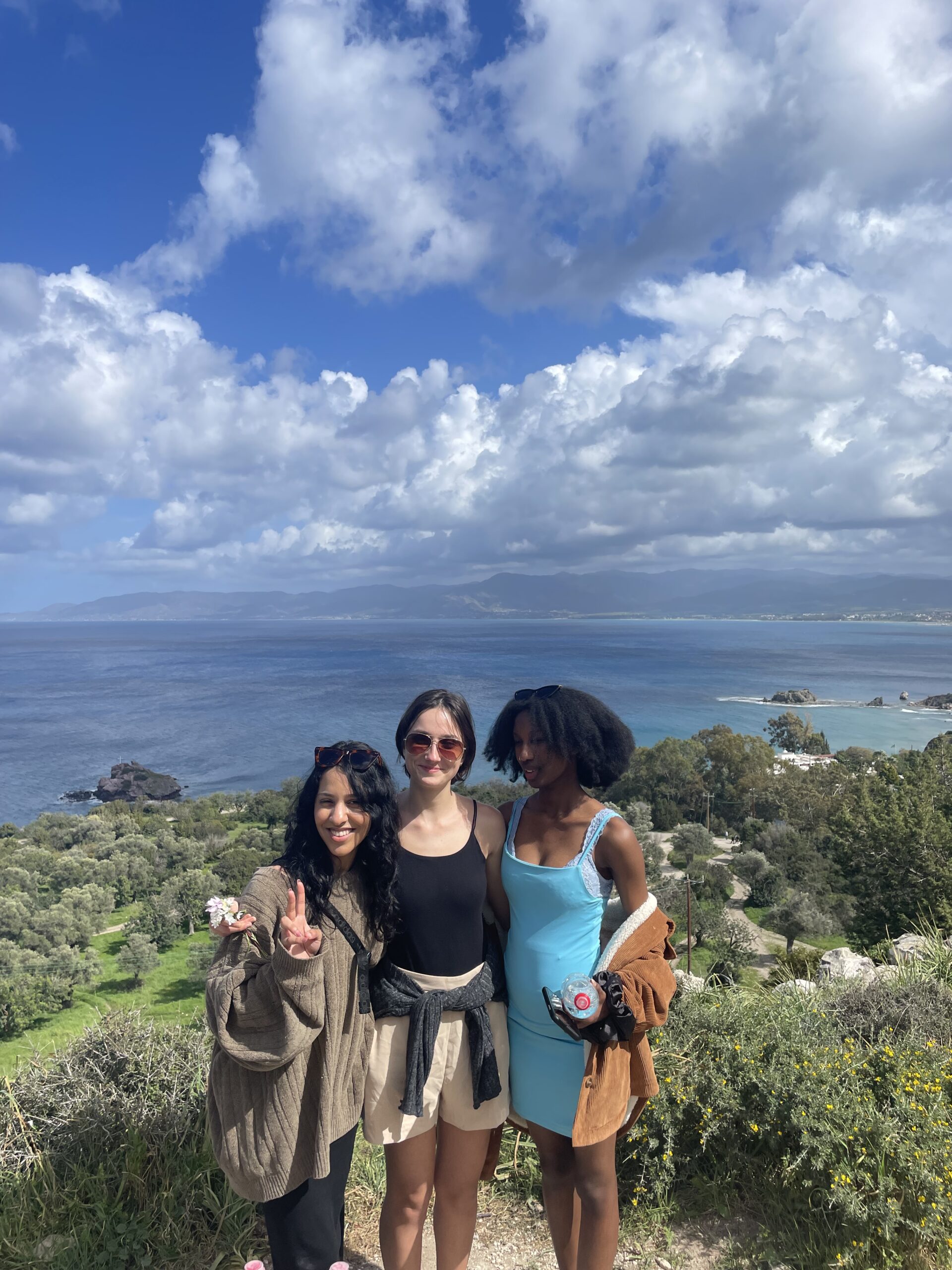 Oglethorpe Students on a Walking Trail in Neo Chorio, Cyprus