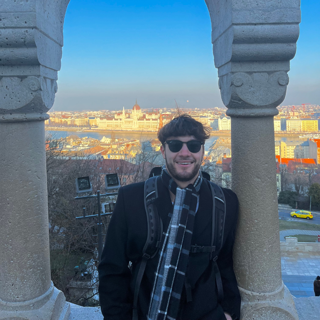 Salve Regina student in Fisherman Bastille, Hungary