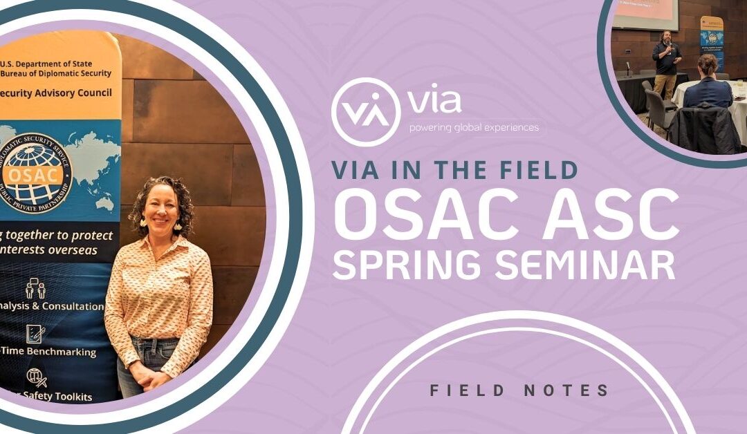 Via in the Field: Inside the OSAC Academic Sector Committee Meeting